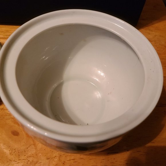 VINTAGE PORCELAIN KAHLA ROSE SUGAR BOWL MADE IN GERMAN DEMOCRATIC REPUBLIC - Picture 5 of 7